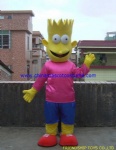 Simpson family cartoon mascot costume