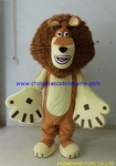 Madagascar lion mascot costume