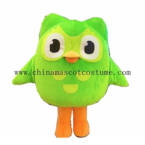 Duolingo mascot costume, Duolingo Cute Owl character costume, costume ...