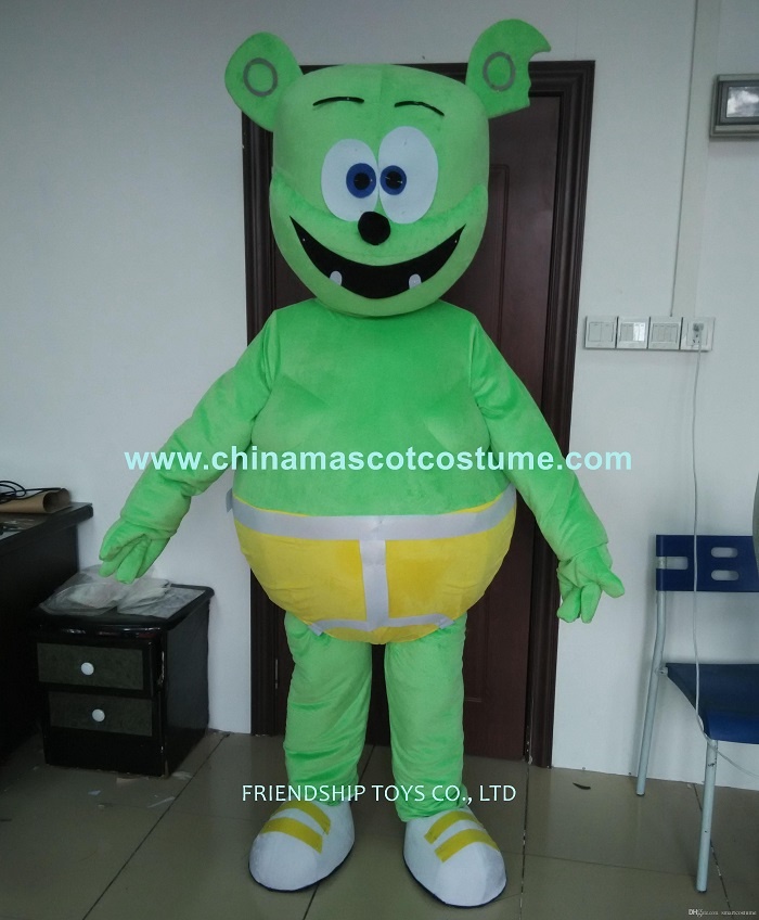 Gummy Bear Cartoon Mascot Costume