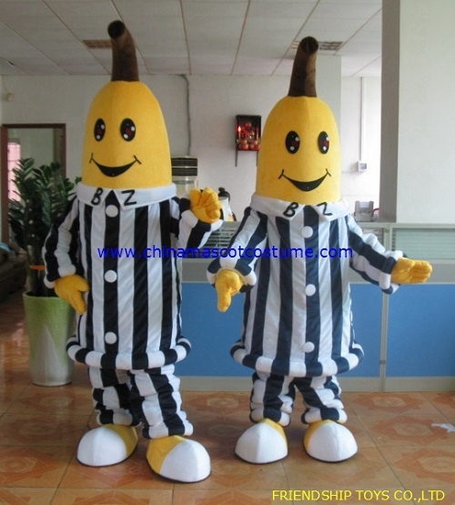 Bananas in pajamas character mascot costume