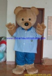 Teddy bear character mascot costume