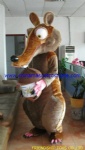 Ice age cartoon mascot costume