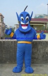 Genie in Aladdin mascot costume