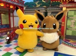 Pilkachu Eevee cartoon mascot costume