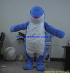 Dolphin character mascot costume