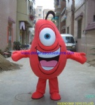 Big eye character mascot costume