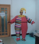 Inflatable clown costume