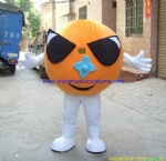 Sun mascot costume, Sun with glasses cartoon mascot costume