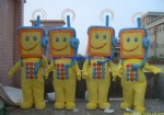 Mobile phone character mascot costume