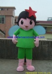 Angel girl mascot costume