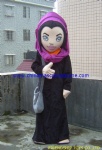 Woman moving costume, woman character costume