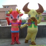 Bull animal costume, bull mascot costume