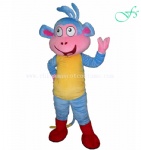 Dora the monkey in boots mascot costume