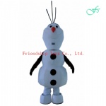 Frozen Olaf character costume, Frozen mascot costume