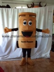 Customized garbage can, trash can mascot costume