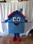 Blue house custom mascot costume