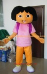 Dora plush costume, Dora character mascot,dora mascot costume