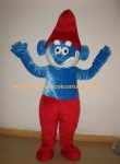 Papa Smurfs plush costume, Papa Smurfs moving costume