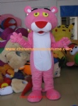 The pink panther character costume, pink panther cartoon costume