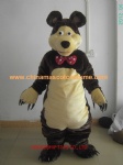 Masha the bear mascot costume