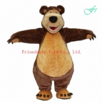 Masha the bear mascot costume