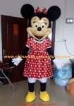 Minnie mouse character mascot costume