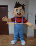 Lovely boy character mascot costume