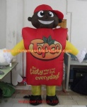 Inflatable logo moving mascot costume