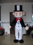 Monopoly man advertising mascot costume