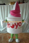 Ice cream food mascot costume