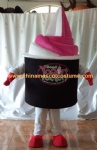 Yogurt cup mascot costume