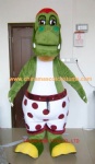 Crocodile plush mascot costume