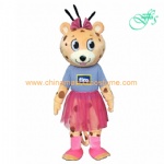 Leopard character mascot costume