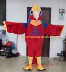 Red bird character costume