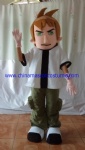 Ben 10 cartoon mascot costume