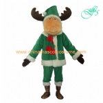 Christmas reindeer character mascot costume