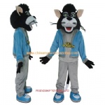 Hip hop black cat animal mascot costume