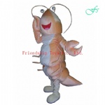 Shrimp anime mascot costume