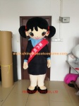 Chinese girl mascot costume for master of ceremonies