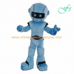 Blue color Robot customized mascot costume in stock
