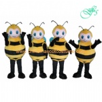 Bees animal mascot costume, Bees cartoon costume,hornet mascot costume