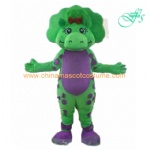 Barney mascot costume, Barney cartoon costume, Barney character costume