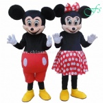 Mickey and Minnie dancing mascot costume, Mickey mascot, Minnie mascot