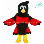 OEM design red bird mascot costume