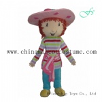 New design Strawberry Shortcake cartoon costume, Strawberry Shortcake plush mascot costume