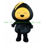 Custard Bun Mascot Costume, Food Character Costume for Advertising Use