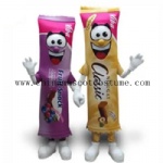 Chocolate Bar Outfit Costom Design Costume, Chocolate Bar mascot costume with AD design