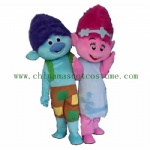 Trolls Poppy mascot costume, Cartoon character costume Mascots Maker, Good Quality for Hire