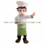 Chef Cook Cartoon Mascot Costume, Custom Design Professional Character Costume For Promotion